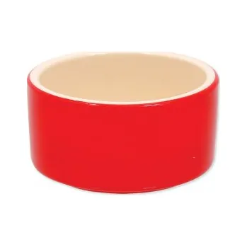 miska pro malé zvíře Miska SMALL ANIMAL keramická pro králíky 10cm červená