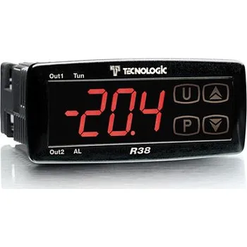 Relé PID regulátor Tecnologic R38S HTRR s dotykovým ovládáním a dvěma relé