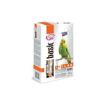 Krmivo pro ptáka LOLO BASIC kompletní krmivo pro andulky 500g