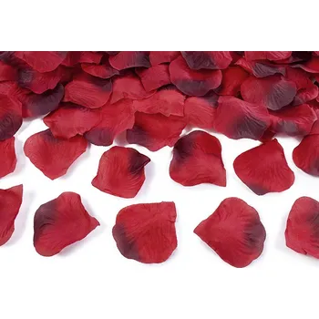 Svatební dekorace Lístky růží červené