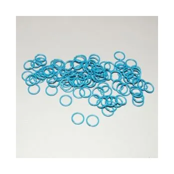 Korálek Spojovací kroužky světle modré 8mm 100ks