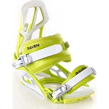 Vázání na snowboard RAVEN S750 lime 2014 S/M