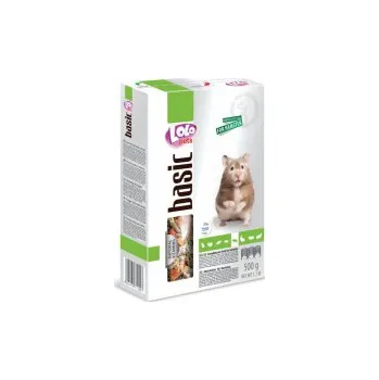 Krmivo pro hlodavce LOLO BASIC kompletní krmivo pro křečky 500g