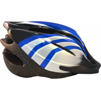 Cyklistická přilba Přilba Sting ALFO S/M modro-stříbrno-černá