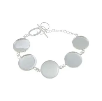 Náramek Náramek s kruhovými lůžky (20mm) 1ks