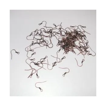 Materiál na výrobu šperku Háčky náušnicové měď 100ks