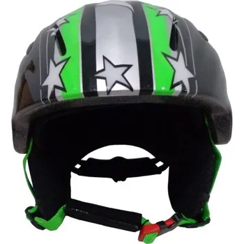 Cyklistická přilba Blizzard – Ski Helmet Magnum green star shiny junior - 48-52