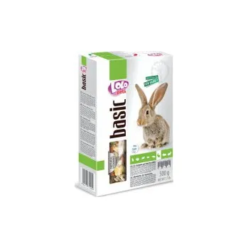 Krmivo pro hlodavce LOLO BASIC kompletní krmivo pro králíky 500g
