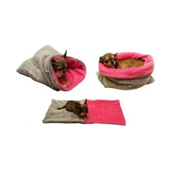 Spacák Spací pytel 3v1 šedá/růžová