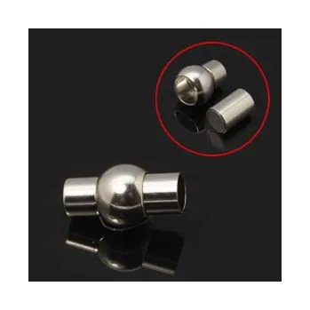 Materiál na výrobu šperku Magnetické zapínání vlepovací 6mm