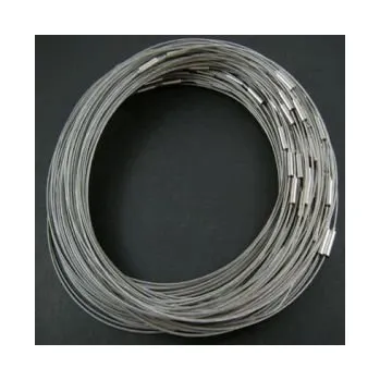 Obruč na krk se šroubovacím zapínáním (OBZ) stříbrná b. 1 ks