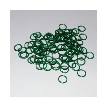 Korálek Spojovací kroužky zelené 8mm 100ks