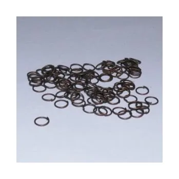 Materiál na výrobu šperku Spojovací kroužky staroměď 6mm 100ks