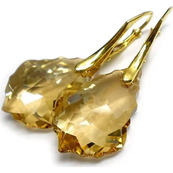Náušnice Lafira pozlacené náušnice Baroque Golden 652