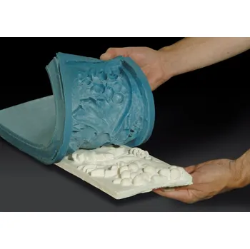 Gelflex modrý - 1kg speciální plast pro výrobu forem