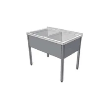 Digestoř Nerezový dřez svařovaný - dvoudílný (šířka 800 mm), délka 1000 mm