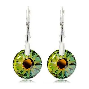Náušnice Stříbrné náušnice Sun Vitrail Medium (Dámské stříbrné náušnice)