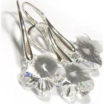 Souprava šperků Lafira stříbrná sada šperků Flowers Crystal 766 (souprava)