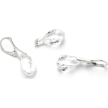 Souprava šperků HELIX stříbrná sada Crystal (Dámská stříbrná souprava šperků)