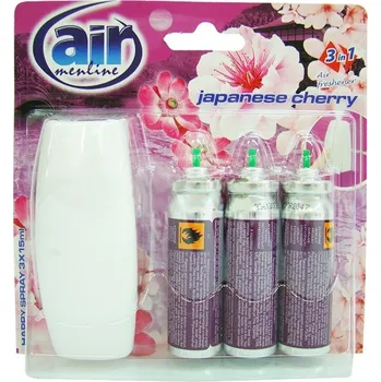 Osvěžovač vzduchu Air Menline Japanese Cherry Happy Osvěžovač vzduchu komplet + náplně 3 x 15 ml sprej