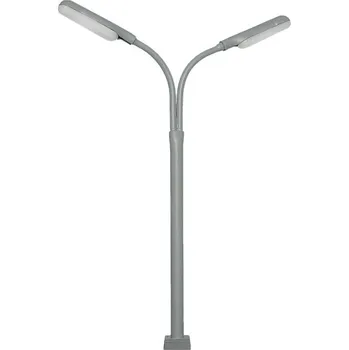 Modelová železnice VIESSMANN 60951 H0 Lampa pouliční 2 světla 100mm LED bílá, kontakt VI60951