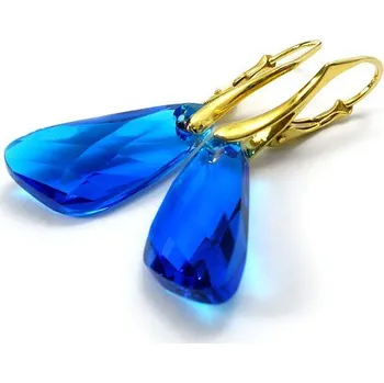 Náušnice Lafira pozlacené náušnice Wing Blue 762