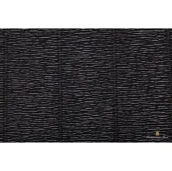 Krepový papír Krepový papír 180g role 50cm x 2,5m - černá 602