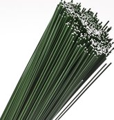 Floristický vázací drát na gerbery zelený - O 0,8 mm