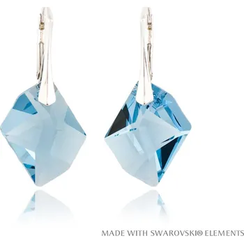 Náušnice Lafira stříbrné náušnice modré Cosmic 543