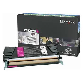 Počítač Toner Lexmark C530, červená, C5200MS, return, originál