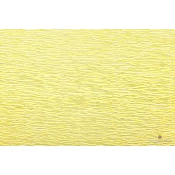 Krepový papír Krepový papír 180g role 50cm x 2,5m - žlutá 574