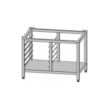 Digestoř Podstavec pod konvektomat s policí a jednou řadou vsunů na GN (šířka 700 mm), délka 600 mm