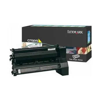 Toner Lexmark C770, C772, žlutá, C7700YS, originál