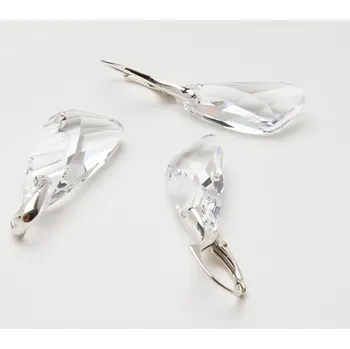 Souprava šperků WING stříbrná sada Crystal (Dámská stříbrná souprava šperků)