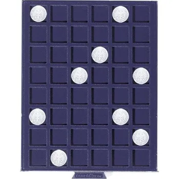 Obal pro sběratelský předmět Leuchtturm SMART - box na mince - čtverečky 48 x do ø 24 mm