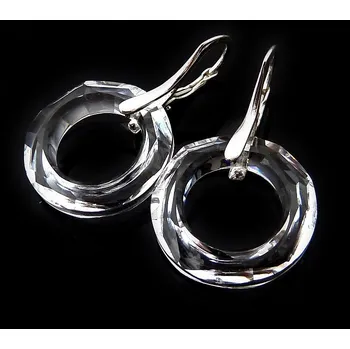 Náušnice Lafira stříbrné náušnice čiré Cosmic 620