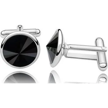 Manžetový knoflíček RIVOLI manžetové knoflíky Jet (Pánské manžetové knoflíky)