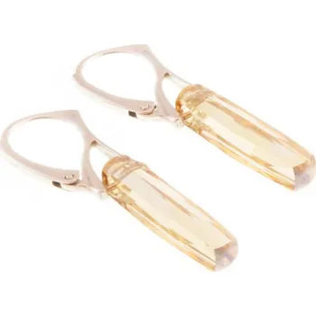 Náušnice Lafira stříbrné náušnice zlaté Column 379