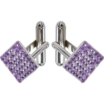 Manžetový knoflíček SPARKLY manžetové knoflíky Violet (Pánské manžetové knoflíky)