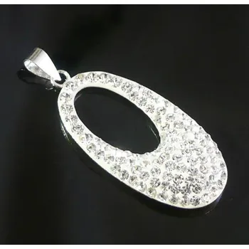 Náhrdelník Stříbrný přívěsek "O" (Dámský stříbrný přívěsek)