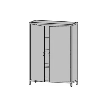 Digestoř Nerezová skříň s křídlovými dvířky (šířka 600 mm), délka 1000 mm