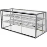 Nerezová nádstavbová vitrína obslužná , délka 1400 mm