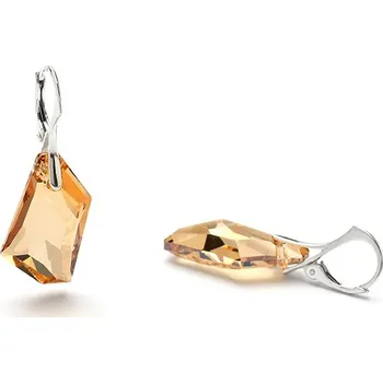 Náušnice Lafira stříbrné náušnice zlaté De-Art 525