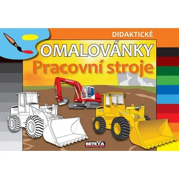 omalovánky Pracovní stroje - didaktické omalovánky