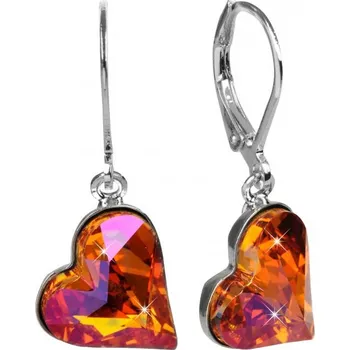 Náušnice Náušnice Sweet Heart Astral Pink (MADE WITH SWAROVSKI® ELEMENTS - náušnice)