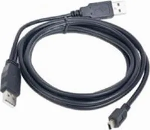 Datový kabel Gembird Dual USB Y 2.0 kabel s dvojitým napájením AMX2-AM5P 0.9m