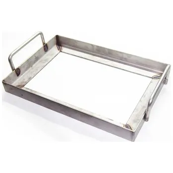 Rámeček pro grilovací kámen 40x20cm, nerezový, GFIRE (Nosný a ochranný rámeček na grilovací, lávový kámen)