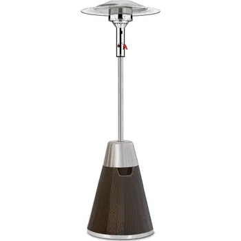 Průmyslové topidlo Enders Plynový terasový zářič Cosy Ratan 8 kW, 5515 / 5495 (Plynové zahradní topidlo s ratanovým podstavcem)