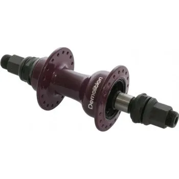 Náboj kola DEMOLITION Náboj zadní BMX Anorexia bez driveru fialový 36 otvorů RHD