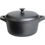 Litinový kastrol 22,5 cm, 2,7l, s poklicí PWI 4405 (Hrnec z litiny s pokličkou, velmi odolné provedení)